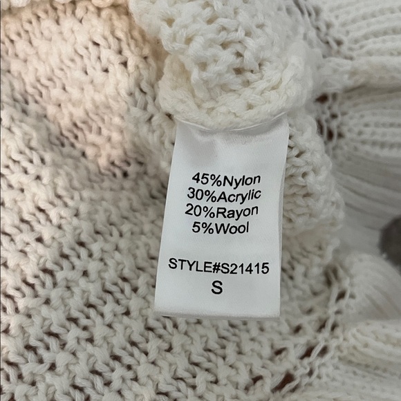 Cream Ruffle Tank Top - Picture 4 of 4